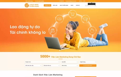 Theme wordpress tuyển dụng 2