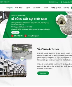 Theme wordpress vật liệu trang trí sân vườn