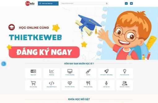 Theme wordpress bán khóa học 7