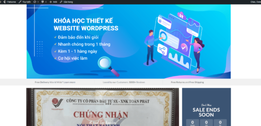 Làm logo full width trong theme flatsome - thủ thuật theme Flatsome