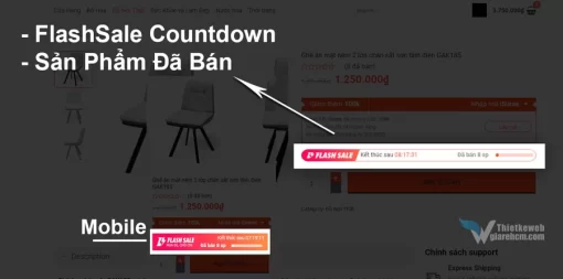 Share Code Flash Sale Countdown & Sản phẩm đã bán