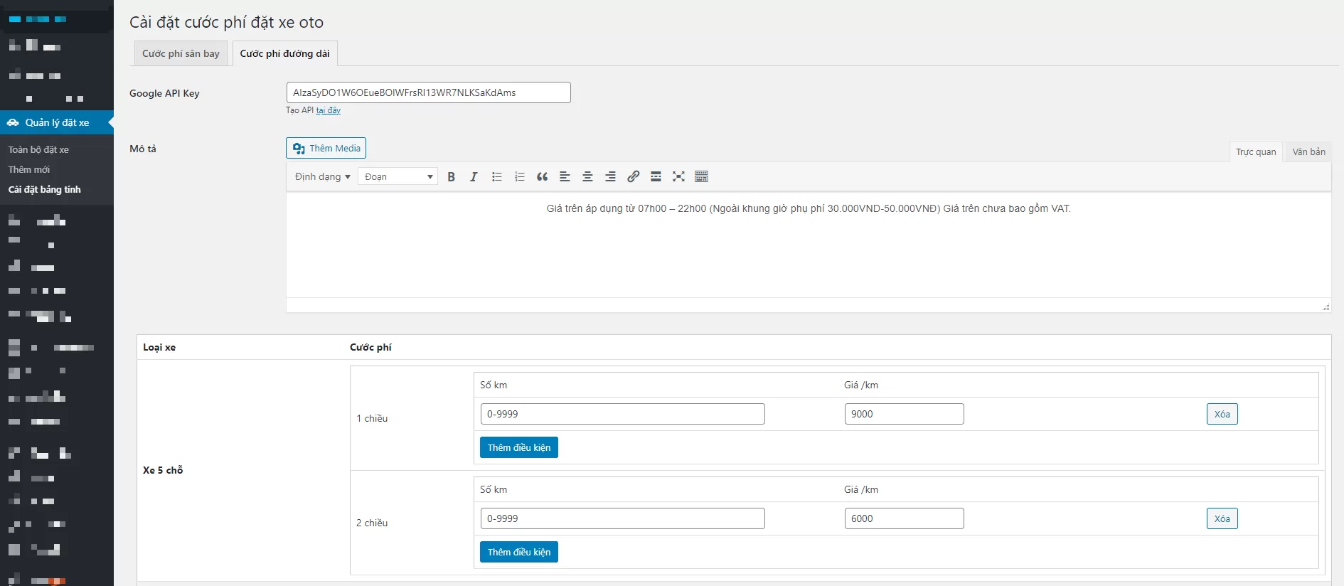 Plugin đặt xe trực tuyến cho wordpress 7 plugin dat xe truc tuyen cho wordpress 5